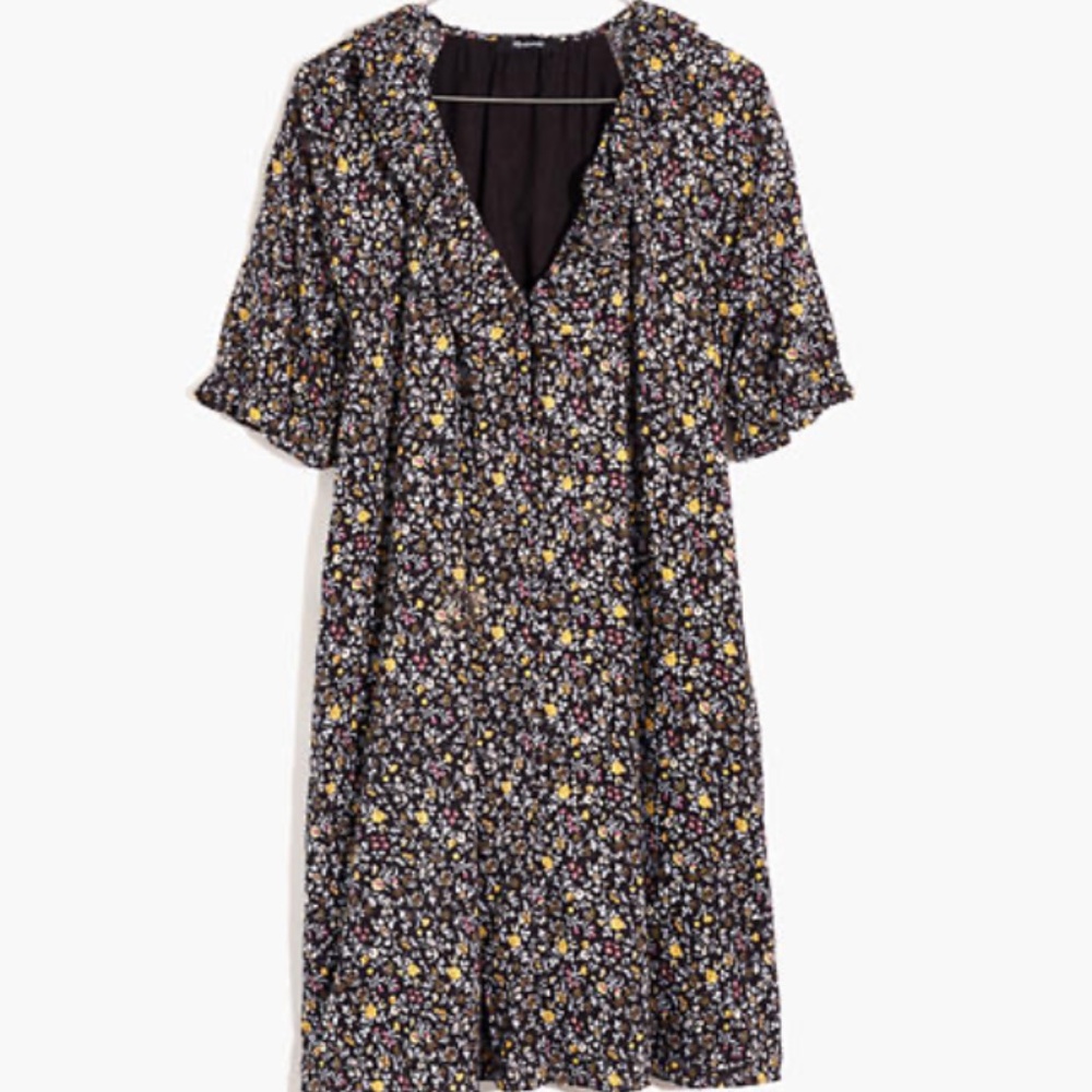 Madewell Floral Trapeze Dress